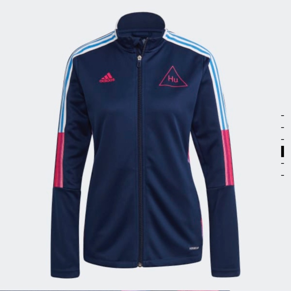 ADIDAS HUMAN RACE BLUE/ PINK TRACK JACKET